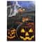 Pumpkins & Ghost Spooky Halloween Outdoor Garden Flag, 12.5" x 18"